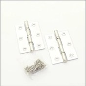 Resim Skycity 2 Adet 201 Çelik Kalın Sesiz Kapı Misketi - 2.5 İnç Rulmanlı Pencere/kapı Katlama - Vidalı Seti 