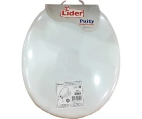 Resim Özlider Lider Puffy Klozet Kapağı Beyaz 