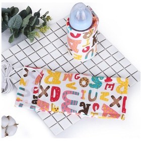 Resim Dianziye Usb Çalışır 40 C Sabit Sıcaklıklı Bebek Biberon Isıtıcı Kılıfı - Foks/harf/maymun/ Kalp/mantarı Desenleri 