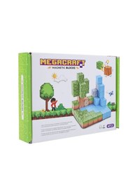 Resim Minecraft Orman Temalı 47 Parça Manyetik Bloklar 