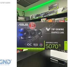 Resim ASUS TUF Gaming GeForce RTX 5070 Ti OC Edition 16GB GDDR7 