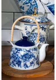 Resim Bludml-8324-9 Miss Betty 0.9 Litre Porselen Demlik 001 