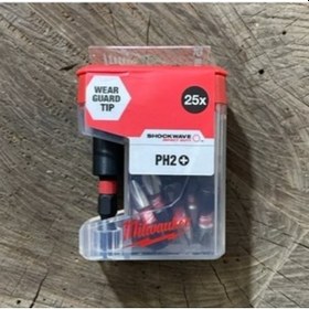 Resim Milwaukee Manyetik Bits Uzatma Ucu 60mm Bits Uzatma Ph2 Bits Uç 26pcs 