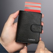 Resim Erkekler için Kısa Cüzdan, Otomatik Pop-Up Kredi Kartı Tutucu, Kısa Cüzdan, Erkekler için İdeal Hediye, Çok Fonksiyonlu Erkekler için Kart Tutucu, Şık, Trendy, Minimalist Kredi Kartı Tutucu, Pop-Up Kart Tutucu, Yüksek Kaliteli Suni Deri, 9-10 Kart Kapasitesi, Babalar, Eşler, Kardeşler, Aşıklar için Uygun, En İyi Hediye 