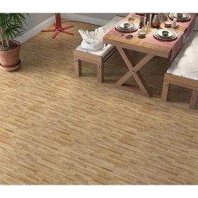 Resim Tech Butiq Yer Kaplama Zemin Kaplama Folyosu 65X130 cm Ahşap Parke Dokusu 