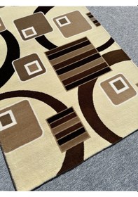 Resim Saray Halı Klasik 11545 R 100x300 Kahve Krem 3 Metre Yolluk 