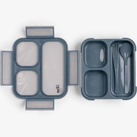 Resim Citron Çatal ve Kaşıklı Bento Beslenme Kutusu Seti - Dusty Blue 1061992 