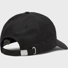 Resim Calvin Klein Mono Logo Erkek Siyah Kot Şapka Lv04g5007g-ub1 Siyah 