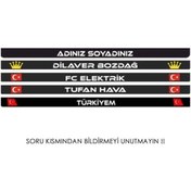 Resim Kişiye Isme Özel Pleksi Isimli Plakalık Plaka Altlığı (2 Adet) 548332072 