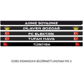 Resim Kişiye Isme Özel Pleksi Isimli Plakalık Plaka Altlığı (2 Adet) 548332072 