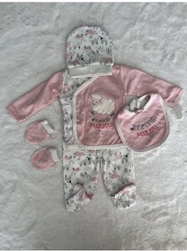 Resim 3079 Annesinin Kuzusu Figürlü 5'li Set-pembe Pembe 