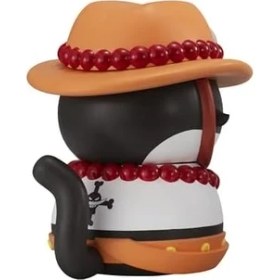 Resim SDT Group Megahouse - One Piece - Nyanto! The Big Nyan Piece Serisi - Portgas D. Ace, Cat Figürü 