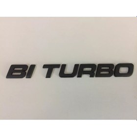Resim Biturbo Piano Black Bagaj Yazısı Arması Logosu 3m 3d Abs Mercedes Actros 