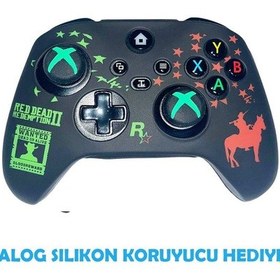 Resim Xbox Series S/series X Red Dead Redemption Koruyucu Silikon Kılıf + Analog Silikon Koruyucu 