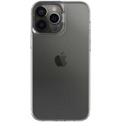 Resim CaseWorld Iphone 14 Pro Max Uyumlu Kapak Lens Standlı Sararmaz Şeffaf Silikon Kılıf - Siyah 