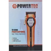 Resim Powertec TR- 6900 Profesyonel USB Type- C Şarj Girişli Saç Tıraş Makinesi 