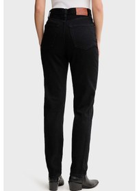 Resim Calvin Klein Bayan Kot Pantolon Lv047d843g Twm Siyah Siyah 