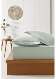 Resim Puffy Naturalis Ranforce Tek Kişilik Lastikli Çarşaf Adaçayı 