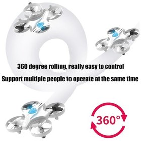 Resim Mini Rc Drone 4ch 6 Eksenli Başsız Mod Helikopter 360 Derece Çevirme Uzaktan 