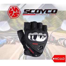 Resim Scoyco Mc 44D Kısa Parmak Yazlık Korumalı Motosiklet Eldiveni 