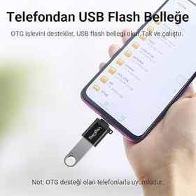 Resim VegGieg Type-C to USB 3.0 Çevirici Dönüştürücü Adaptör 