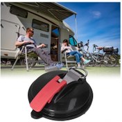 Resim Lemestar Kalıcı Tutucu Ev Ve Kamp Çiftliği Kullanıma Uygun 100 Pound Yük Taşıyan Siyah-kırmızı Vakum Emici Çelikli Demirli Çanta Bağlama Aleti 