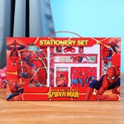 Resim Marvel Spider-Man Çizgi Film Seti, Cetvel, Kalem ve Defter İçerir - Yaratıcı Çizim Ofis Malzemeleri Hediye Kutusu - Günlük Yazı ve Ofis Kullanımı İçin Mükemmel, Aile ve Arkadaşlar için İdeal Doğum Günü Hediyesi 