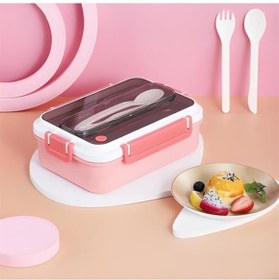 Resim Vagonlife VGN528 1000ml Pembe Çelik Saklama Kabı 
