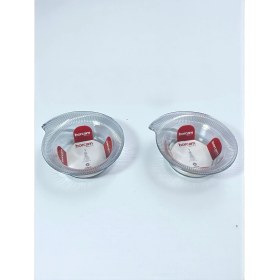 Resim Paşabahçe Borcam Sufle Kase Şekilli Şık Isıya Dayanıklı Atom Kek Tatlı Fırın Mikrodalga Kasesi 400CC 2 Adet 