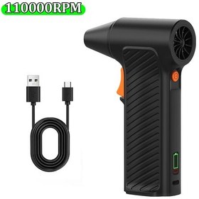 Resim Hava Üfleyici 52m/s Fırçasız Motor Taşınabilir Bilgisayar Klavye İçin Toz B Black Amerika Birleşik Devletleri - 