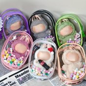Resim 3 adet/set LABUBU Ekran Dolabı Depolama Kutusu - Taşınabilir ve Şeffaf Görüntüleme Depolama Çantası, Anahtarlık ile Yüksek Kaliteli Şeffaf Plastik Ekran Çantası, Peluş Oyuncaklar, Kulaklıklar, Kozmetikler ve Aksesuarlar için Uygun - Noel, Sevgililer Günü, Yeni Yıl Hediyeleri, Dekoratif Depolama Kutusu, Oyuncak Severlerin Hediyesi, Görünür İçerik Tasarımı 