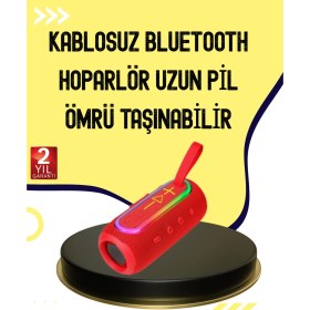 Resim Uzun Pil Ömürlü Bluetooth 5.1 Hoparlör 
