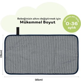 Resim Braventa Collection Bebek Bakım Örtüsü, Bebek Alt Açma Minderi, Su Geçirmez Bebek Minderi, Planets 