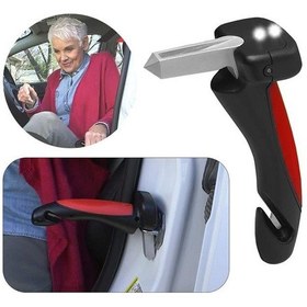 Resim Araç İniş Destek Kolu Cam Kırıcı Fener Emniyet Kemeri Kesici Çok Fonksiyonlu 4832 