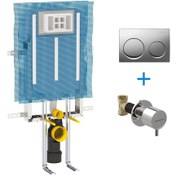 Resim Geberit Alpha Kombifix Duvariçi Gömme Rezervuar Seti 8cm 