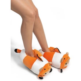 Resim Twigy Torik Kadın,Garson Boy Hayvanlı Panduf Turuncu 36/41 