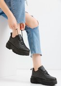 Resim Devida Kadın Beyaz Spor Ayakkabı 6 Cm Yüksek Rahat Air Taban Günlük Sneaker GX401 