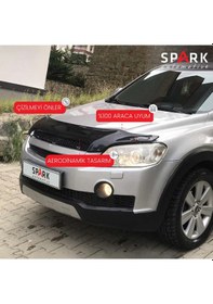 Resim Chevrolet Captiva 2006-2012 Yıl Aralığı Uyumlu Kaput Rüzgarlığı 4mm Siyah 