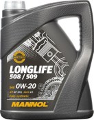 Resim Mannol MN7722-5 Longlıfe 508/509 Sae 0W-20 Apı Sp (Rc) Acea C5 Motor Yağı 5 L 