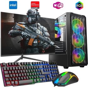 Resim Rogame I7 12700F 16GB Ddr4 1tb M2 8gb RX580 24" Monitörlü Oyun Bilgisayarı 
