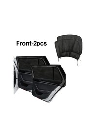 Resim Fochsia 2'li Set Evrensel Araç Yan Cam Güneşlikleri, Ön Kapı Havadar Mesh Güneşlik 