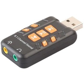 Resim Temiz Pazar Harici 8.1 Kanal Usb Çevirici 3.5mm Mikrofonlu Ses Kartı 
