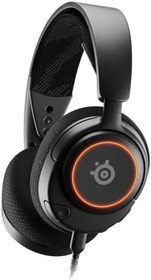 Resim SteelSeries Arctis Nova 3 Multi-Platform Gaming Kulaklık, Hi-Fi Sürücüler, 360 derece Uzamsal Ses, RGB Işıklar, Gen2 Clearcast Mikrofon Standart 