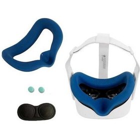 Resim Pazly Oculus Quest 2 Vr Kılıf, Toz Geçirmez Lens Kapağı Lacivert Lacivert 