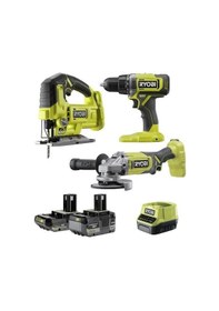 Resim Ryobi RCK183A-252S Akülü 3 Parça Combo Çok Amaçlı Set - 5133005714 