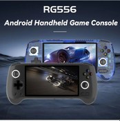 Resim Anbernıc Rg556 Handheld Game Console Android 13 System 5.48-ınch Amoled Screen Wıfı Bluetooth Game Player 128gb+128gb Transparent Blue 