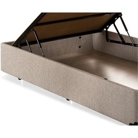 Resim Nironyatak Niron Baza - 120X200 Cm Tek Kişilik Sandıklı Klasik Kumaş Baza 