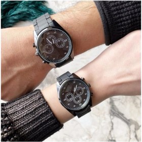 Resim Spectrum Bika Time Sevgili Saati Siyah Renk Bay Bayan Kol Saati Çift Saat 