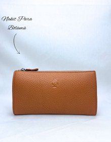Resim Sergio Ferrari Hakiki Deri Clucth Çanta | Çok Bölmeli Gerçek Deri Erkek El Çantası Cüzdan Clutch Çanta 