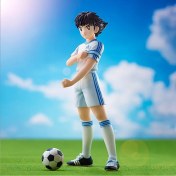Resim Anime Futbolcu Koleksiyon Figürü - Mavi ve Beyaz Forma, Kaleci Eldivenleri ile Detaylı PVC Model - Ev Dekoru ve Anime Hayranları için İdeal - Halloween ve Noel için Mükemmel Hediye, Anime Figürü 